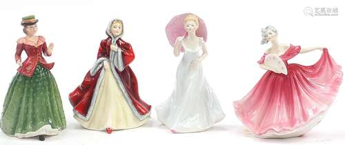 Three Royal Doulton figurines comprising Elaine HN3307, Rach...