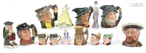 Collectable China and Toby jugs including Beswick Henry VIII...