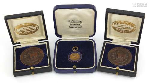 Two London Shipping Athletic Association bronze medals and o...