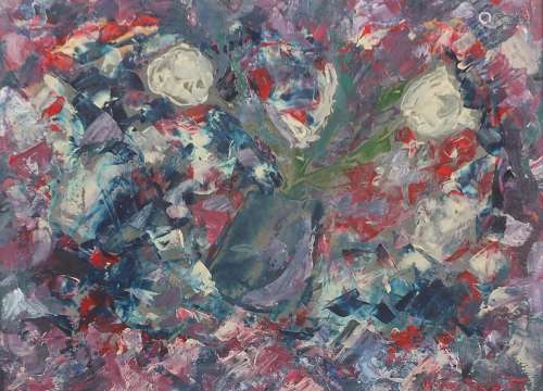 Manner of Anne Redpath - Abstract composition, Scottish scho...