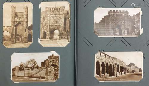 Album of Great Britain Castle postcards, approximately 300