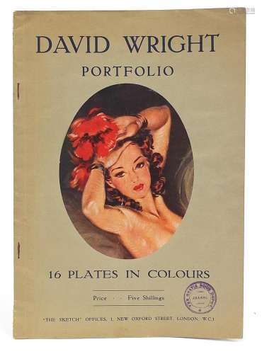 David Wright Portfolio magazine with sixteen colour plates, ...