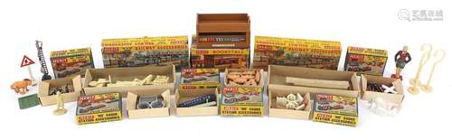 Collection of vintage Merrit OO gauge and HO gauge railway a...