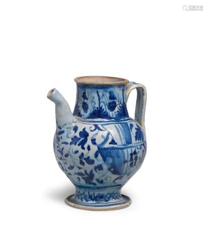 A Venetian maiolica wet drug jar, mid 16th century; together...