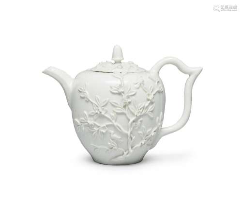 【*】A rare Meissen teapot and cover, circa 1730