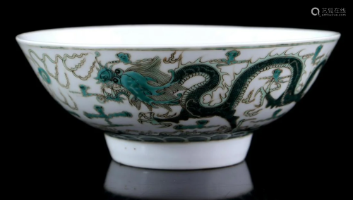 Porcelain Famille Verte bowl