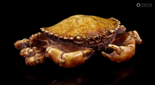 Stone life-size crab