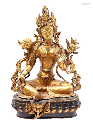 Bronze Tibetan Buddha