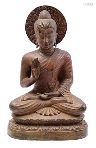 Bronze Buddha statue