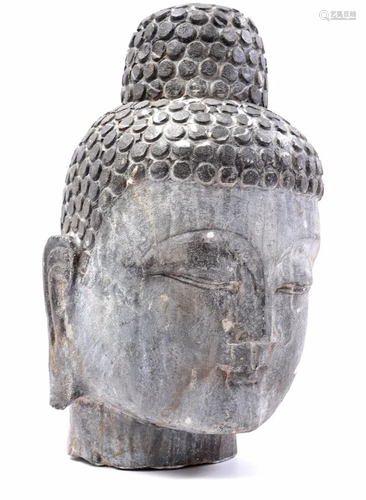 Stone Buddha head