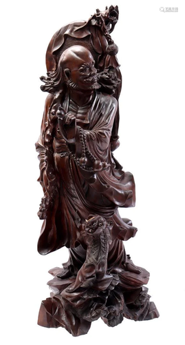 Wooden statue