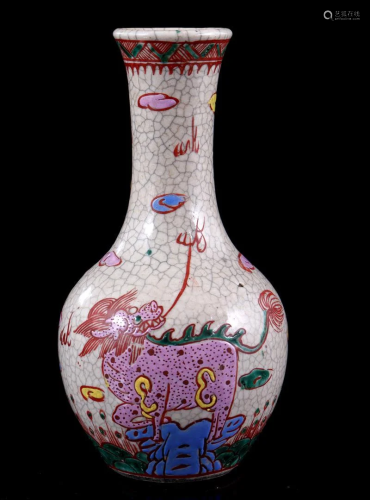 Porcelain Nanking vase