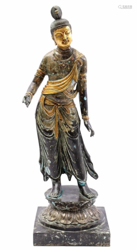 Bronze Guanyin statue