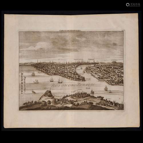 Nicolas de Fer (Paris 1646 - 1720), copy of, View of Constan...