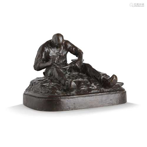 HENRI BOUCHARD (1875-1960)FORGERONBronze à patine bruneSigné...