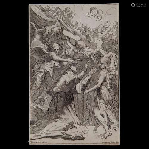 François Collignon (Nancy ca. 1609 - Rome 1687), Vision of S...