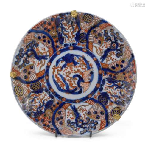 A PORCELAIN ENAMELED DISH, JAPAN LATE 19TH, EARLY 20TH CENTU...