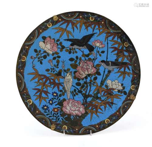 A CLOISONNÈ ENAMEL DISH, JAPAN LATE19TH, EARLY 20TH CENTURY