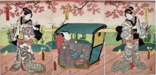 Kunisada: Kabuki Triptych