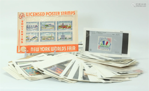 200+ Ephemera: "Poster Stamps" 19th to 20th C