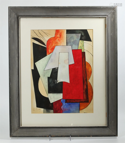 After Lyubov Popova; Avant Guard Abstraction