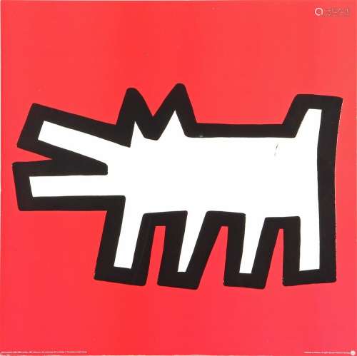 After a design by Keith Haring