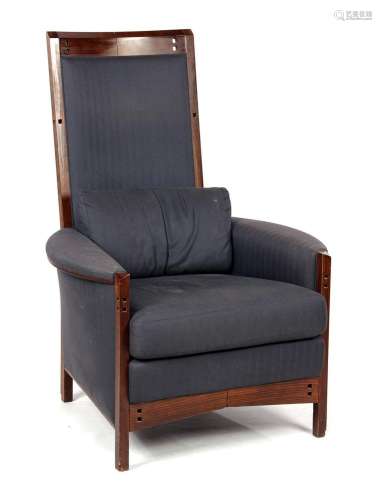 Giorgetti oak armchair