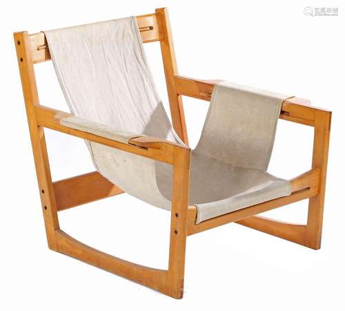 Beechwood armchair