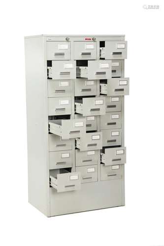 16-drawer Gispen cabinet