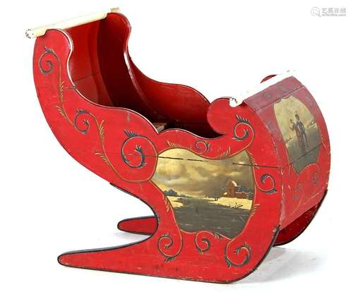 Painted sleigh