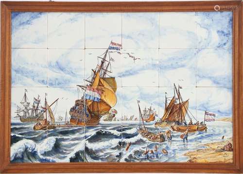 Tichelaar Makkum tile tableau