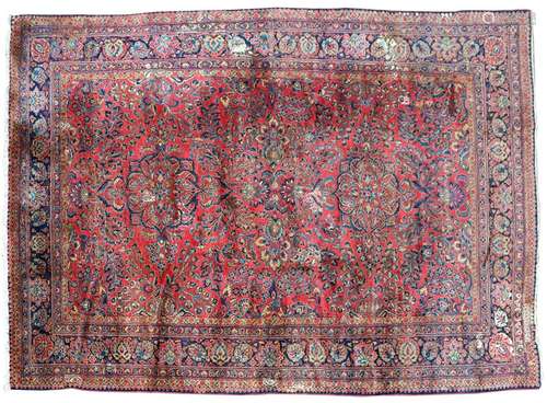 Hand-knotted oriental carpet