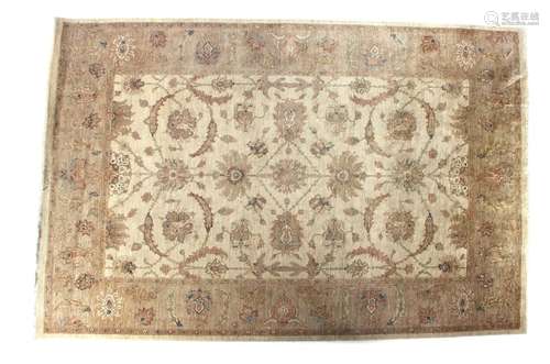 Hand-knotted wool carpet