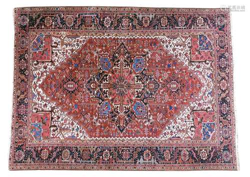 Hand-knotted wool carpet