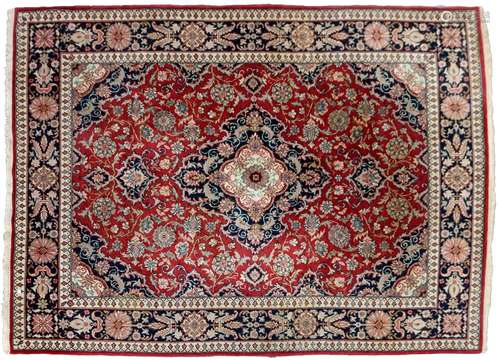 Hand-knotted oriental carpet