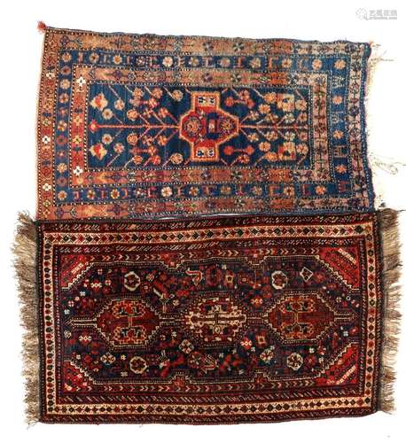 2 hand-knotted oriental carpets