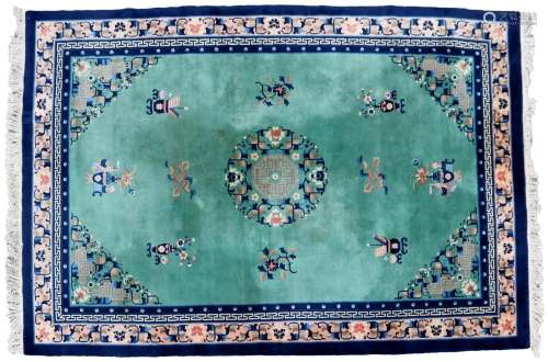 Hand-knotted Chinese carpet