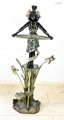 Art Nouveau figure with salver, 1900