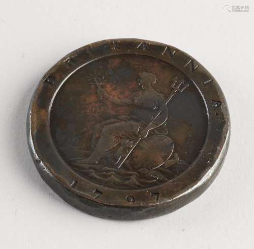 Antique English medal 1797