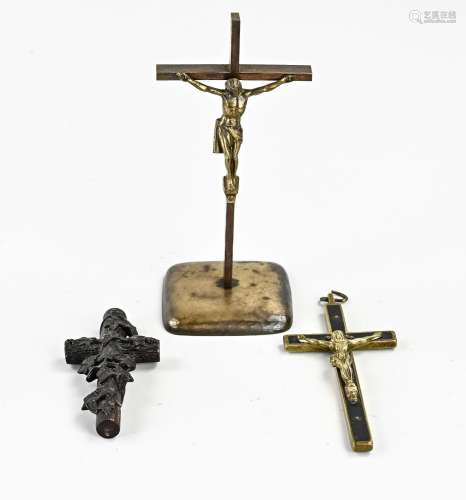 Three antique Holy crosses