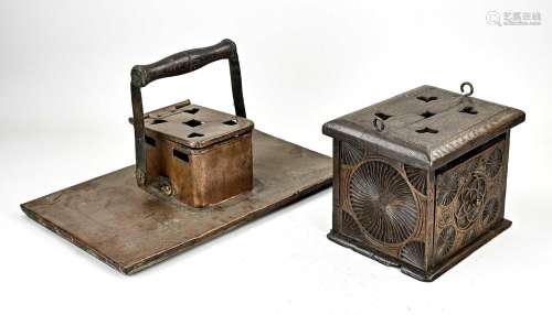 Two antique stoves