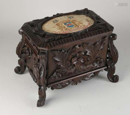 Antique Black Forest humidor, 1880