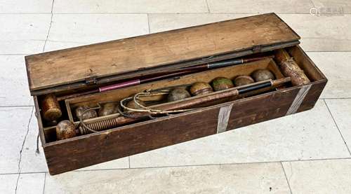 Antique cricket game, 1900