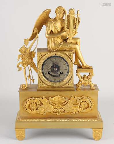 French Empire mantel clock, 1820