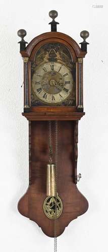 Frisian notary tail clock, 1800