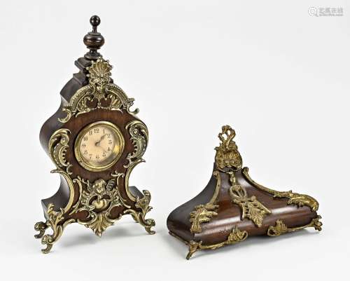 German clock with console, 1900