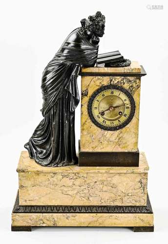 French Empire mantel clock, 1820