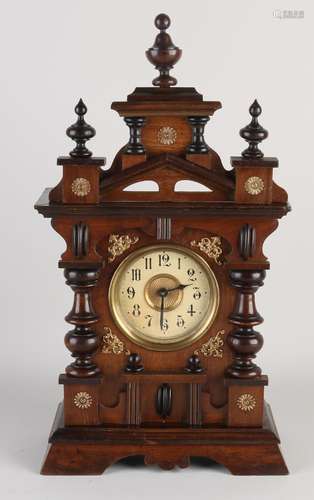 Antique German table clock, 1900