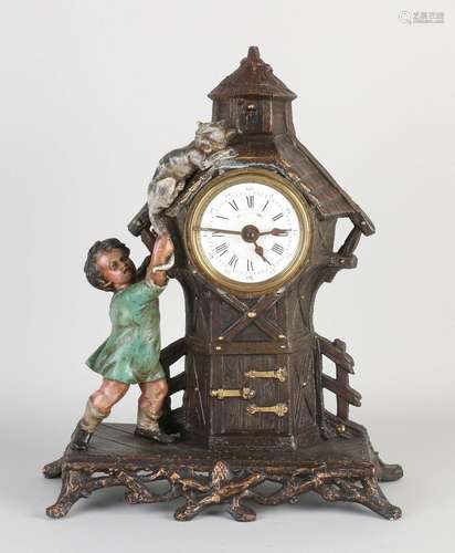 Antique French alarm clock, 1900