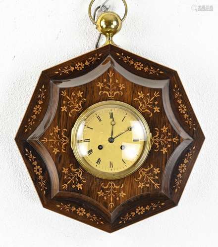 French Charles Dix wall clock